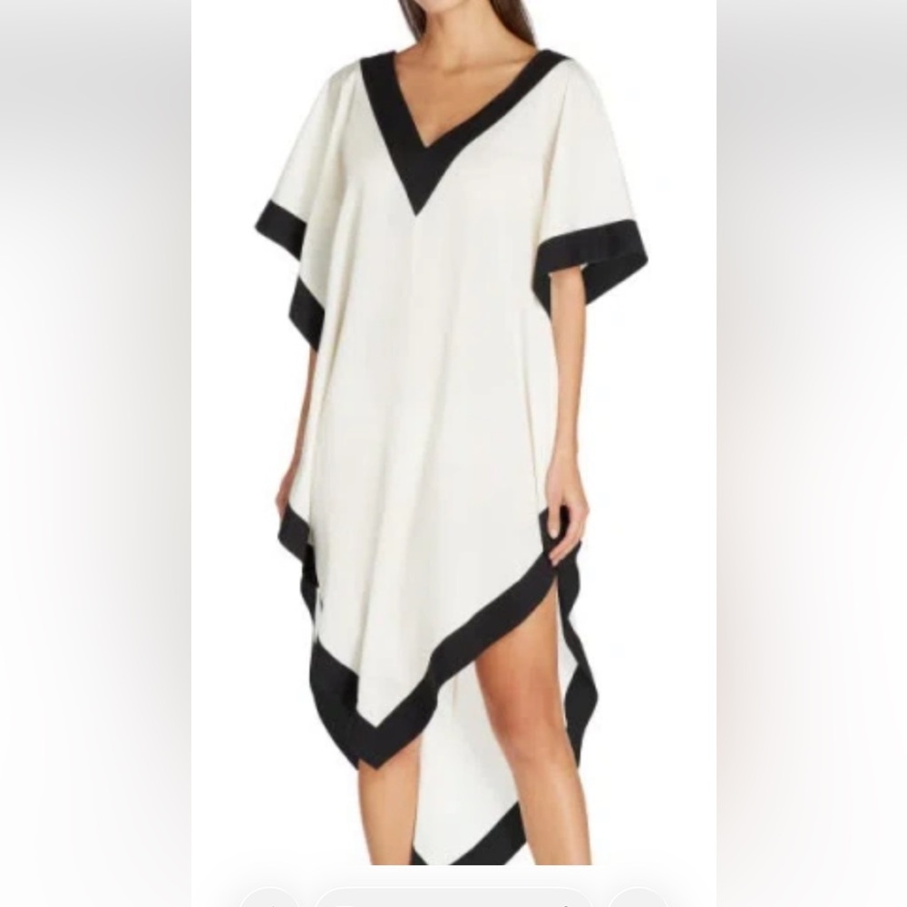 Valimare size M/L coverup Aria high-low Crepe  De Chine cover up dress